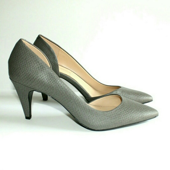 BCBGeneration faux snakeskin d'Orsay heels - Picture 2 of 7